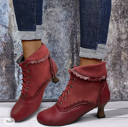 Women's Vintage Heel Boots