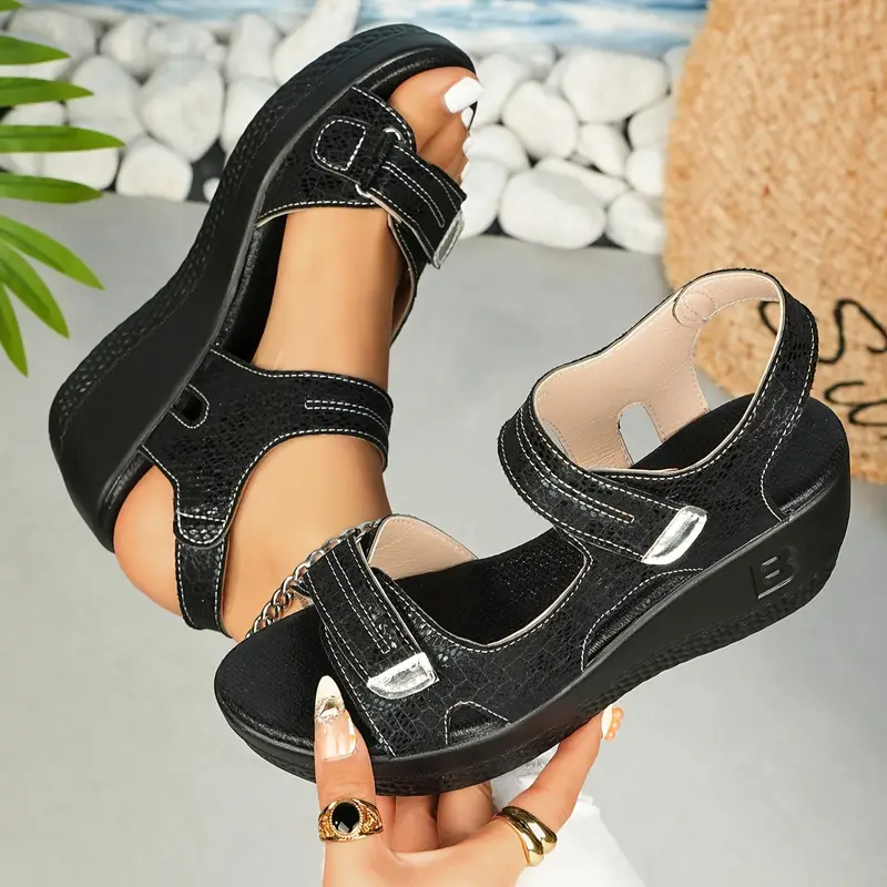 Women'S Summer 2025 Adjustable Strap Orthopaedic Platform Sandals