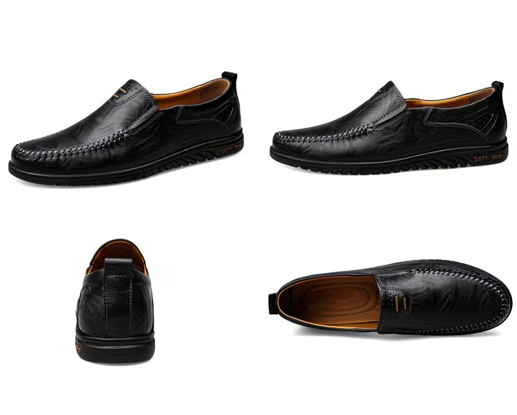 Men's Casual Slip-On Leather Loafers