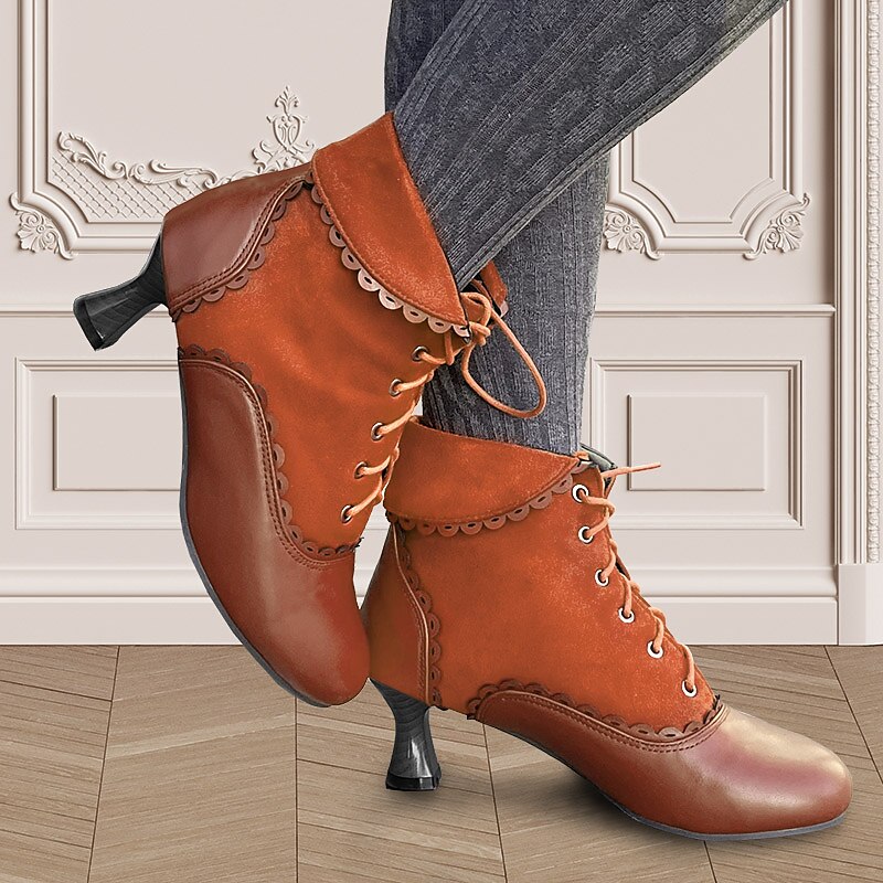 Women's Vintage Heel Boots
