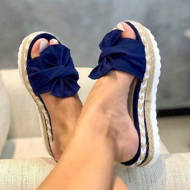 Wygodne sandały plażowe Espadrille