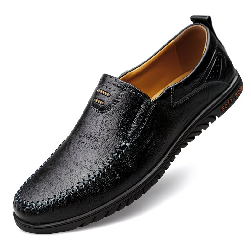 Men's Casual Slip-On Leather Loafers