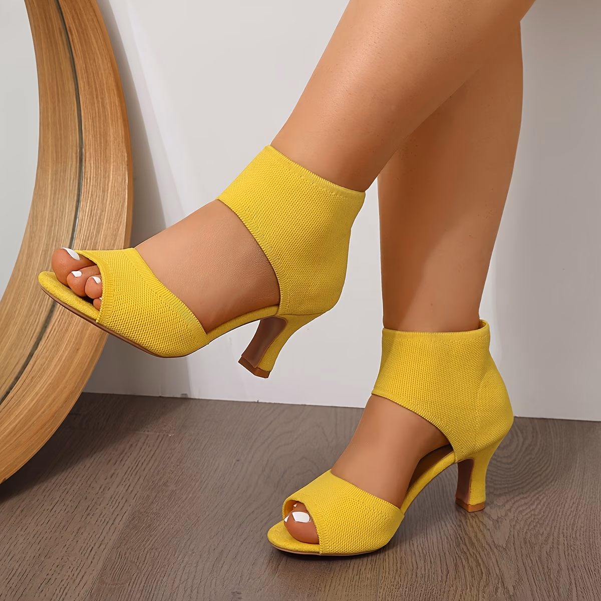 Women'S Elegant Wide Width High Heel Sandals
