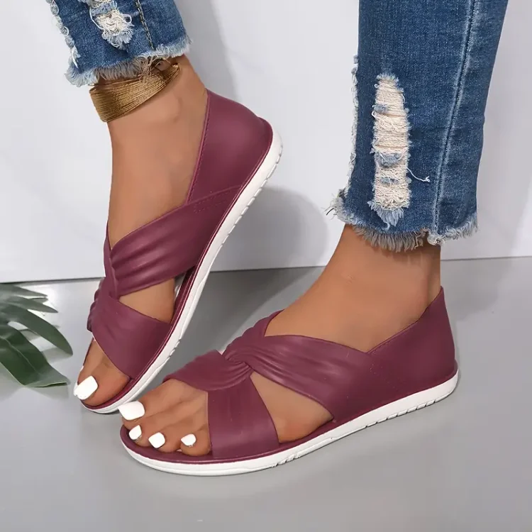 š„Last Day 70% OFF -Women's Comfort Bowtie Slide Sandals