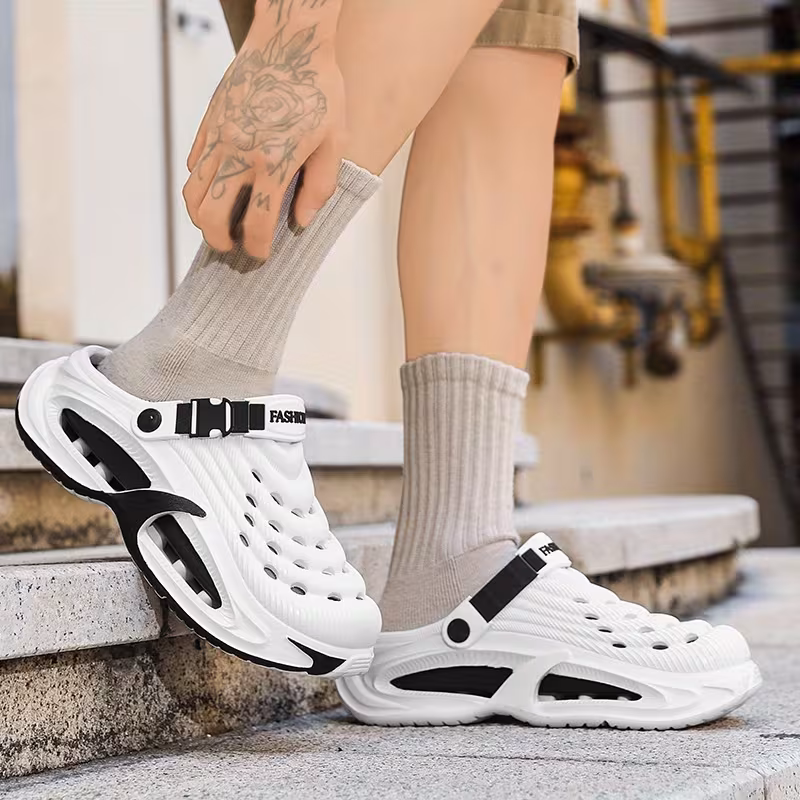 Men's Clogs Outdoor Non-Slip Odor Resistant Durable Quick Drying Sandals