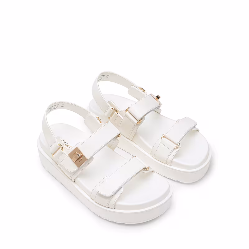 Women's Schoolbag Buckle Thick-Soled Platform Sandals