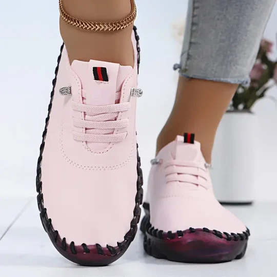 2024 Comfortable Genuine Leather Sneakers Walking Shoes