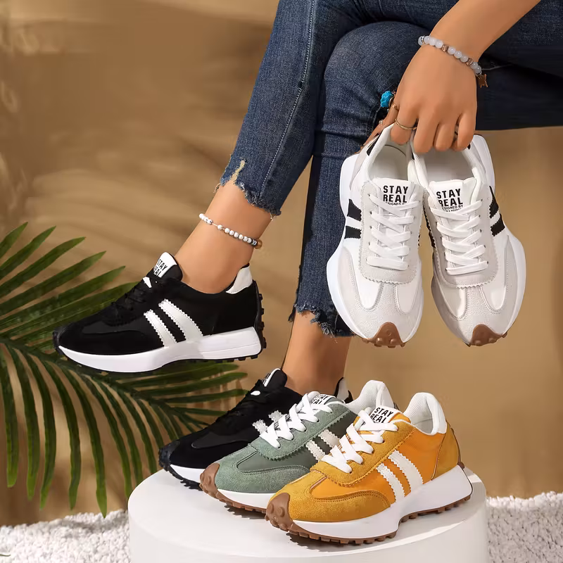 Women's Casual Breathable Slip On Orthopaedic Walking Sneakers