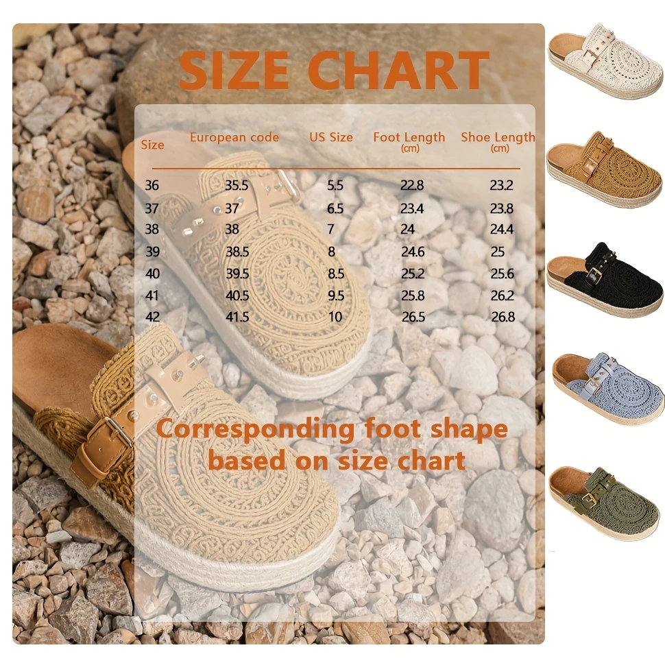 womens     slip on geometric cut out embroidery design thick cushioned rubber sole breathable fabric upper round toe   for beach casual semi formal wear tropical colors beach footwear detailing details 3