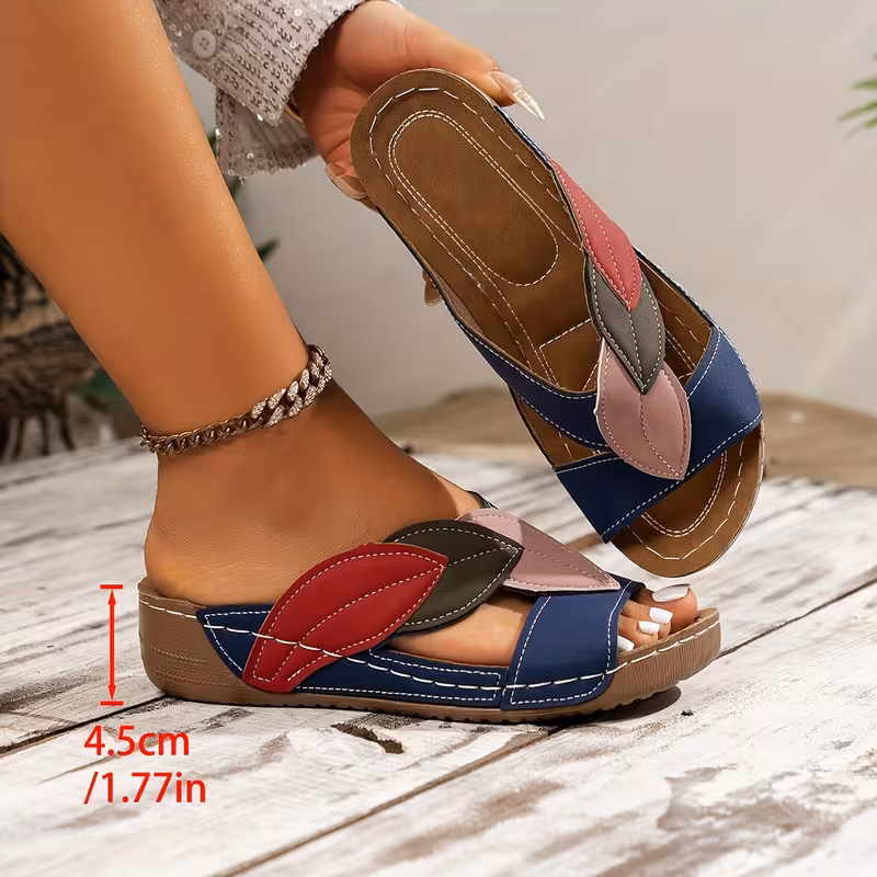 Women's Fashion Leaf Pattern Slippers