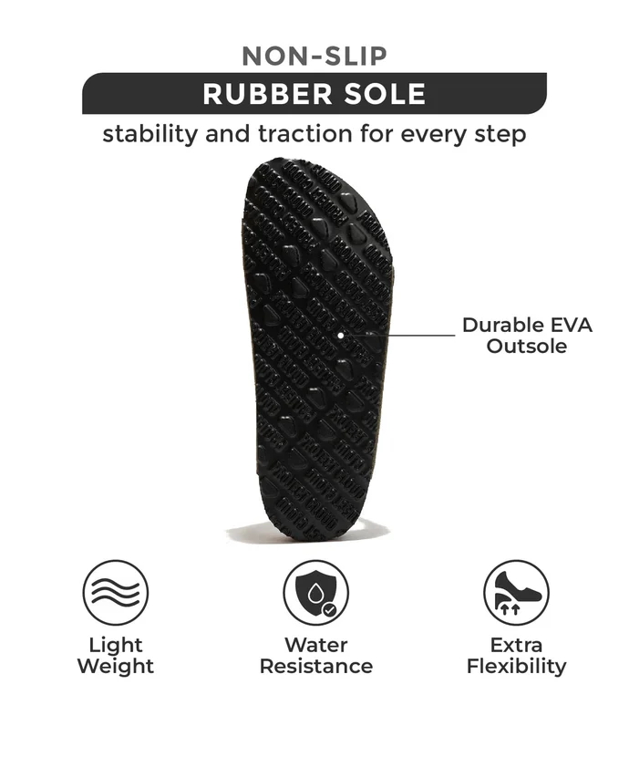 Women Flat Sandals | 100% Genuine Leather | Memory Foam | Anti-Slip