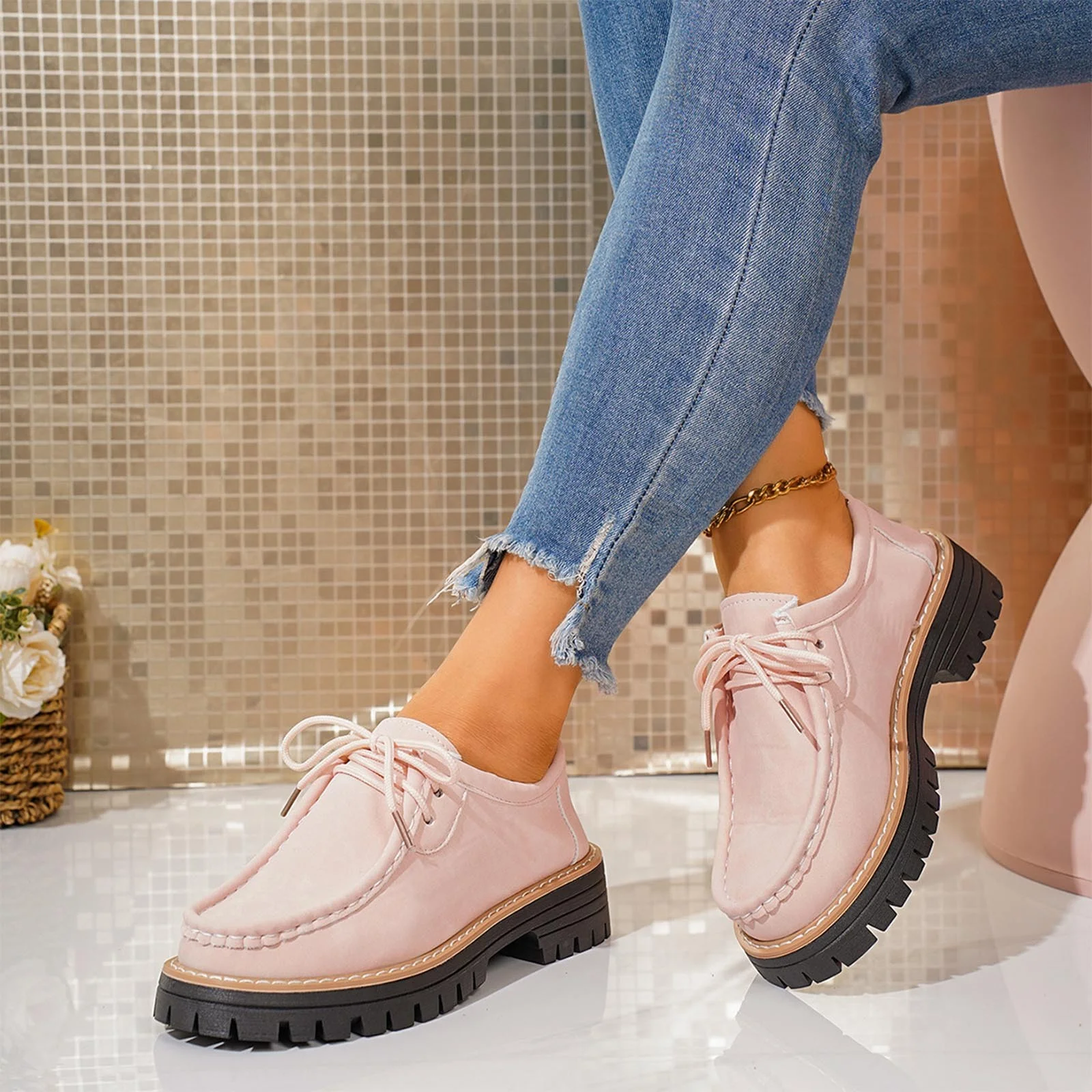 Women's Casual Retro Suede Loafers