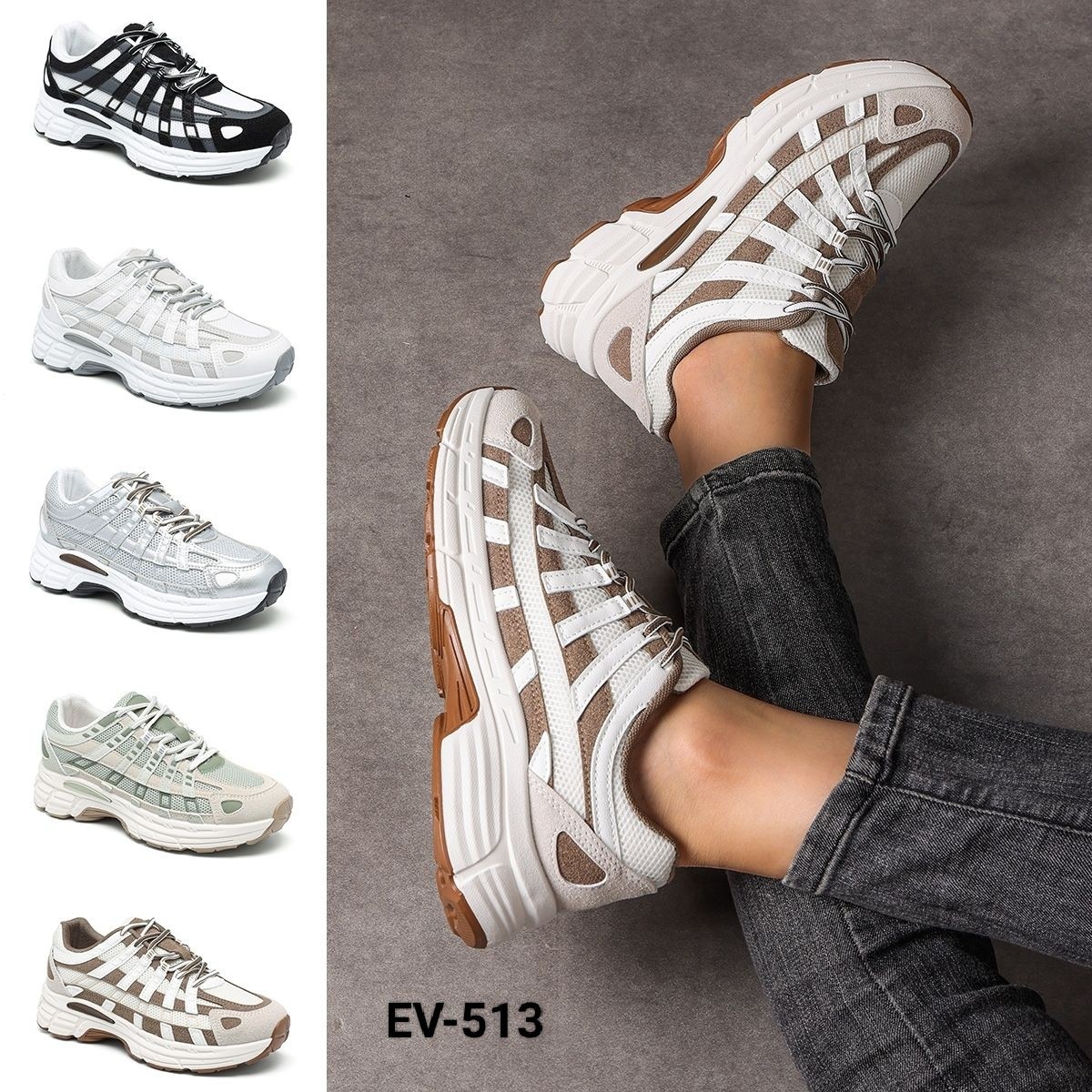 Women's Casual Breathable Slip On Orthopaedic Walking Sneakers