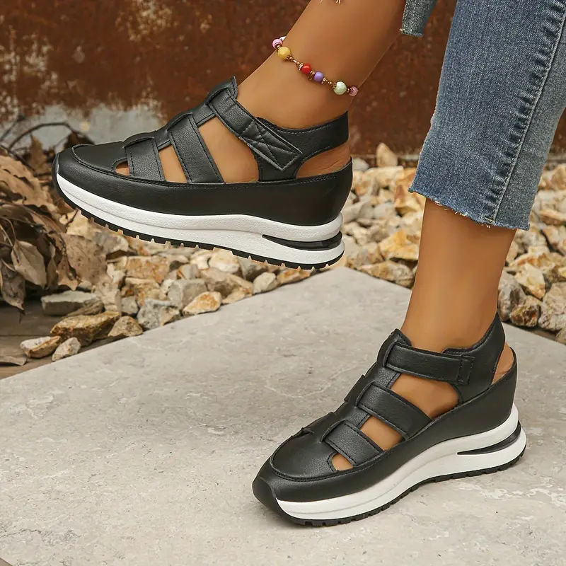 Womens Soft Sole Platform Sandals
