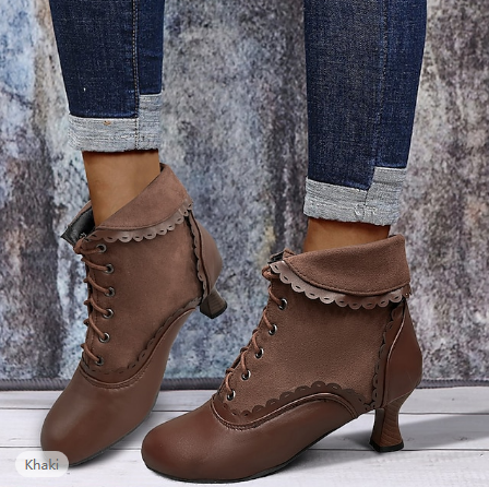Women's Vintage Heel Boots