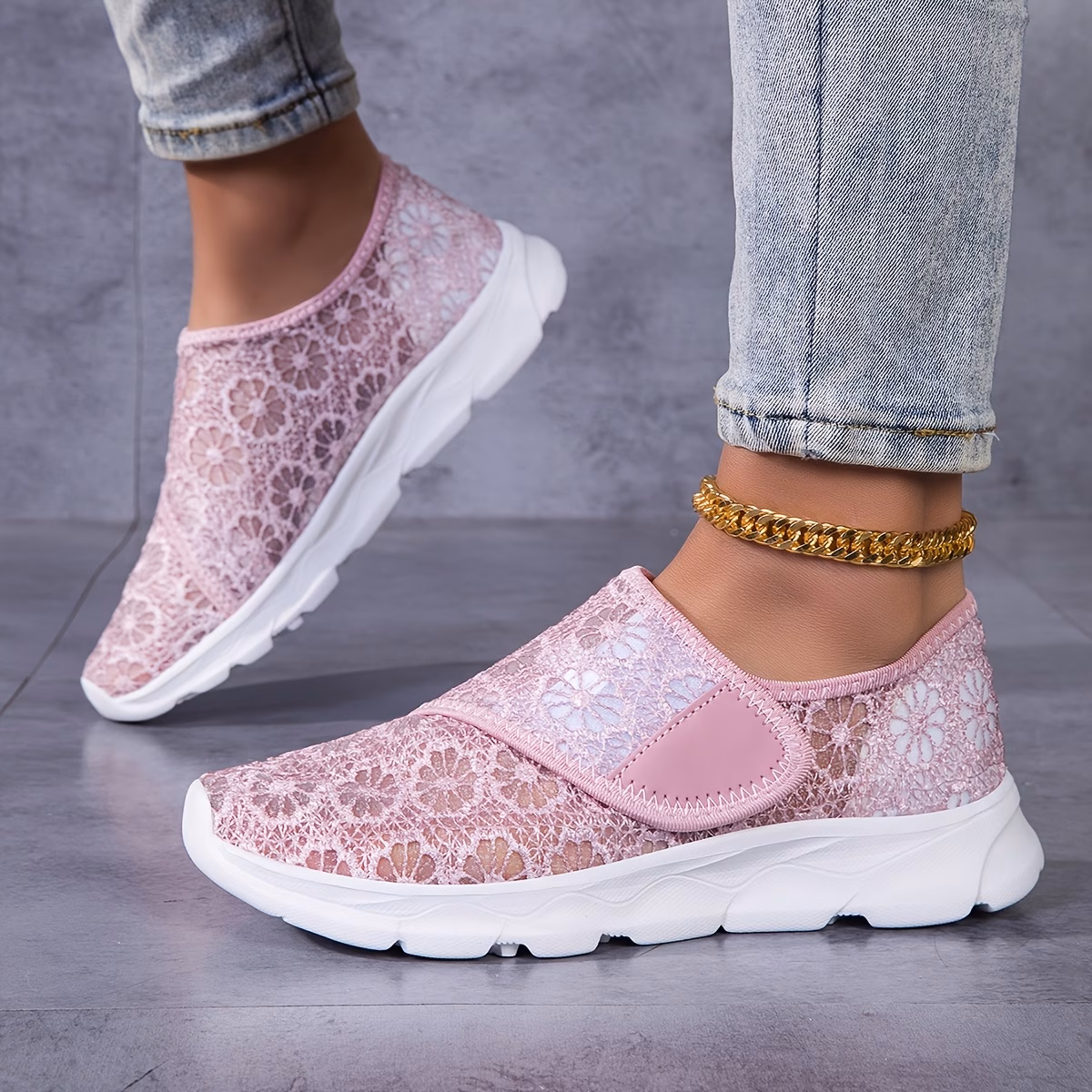 Women's Casual Breathable Slip On Orthopaedic Walking Sneakers