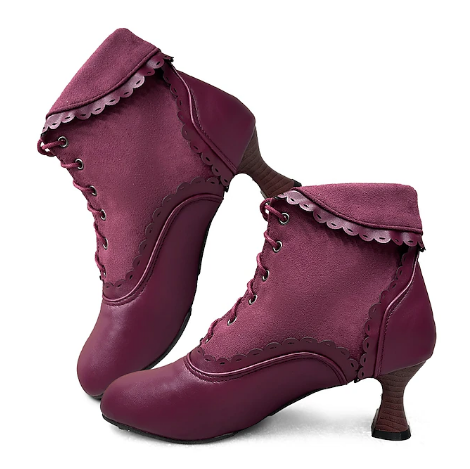 Women's Vintage Heel Boots