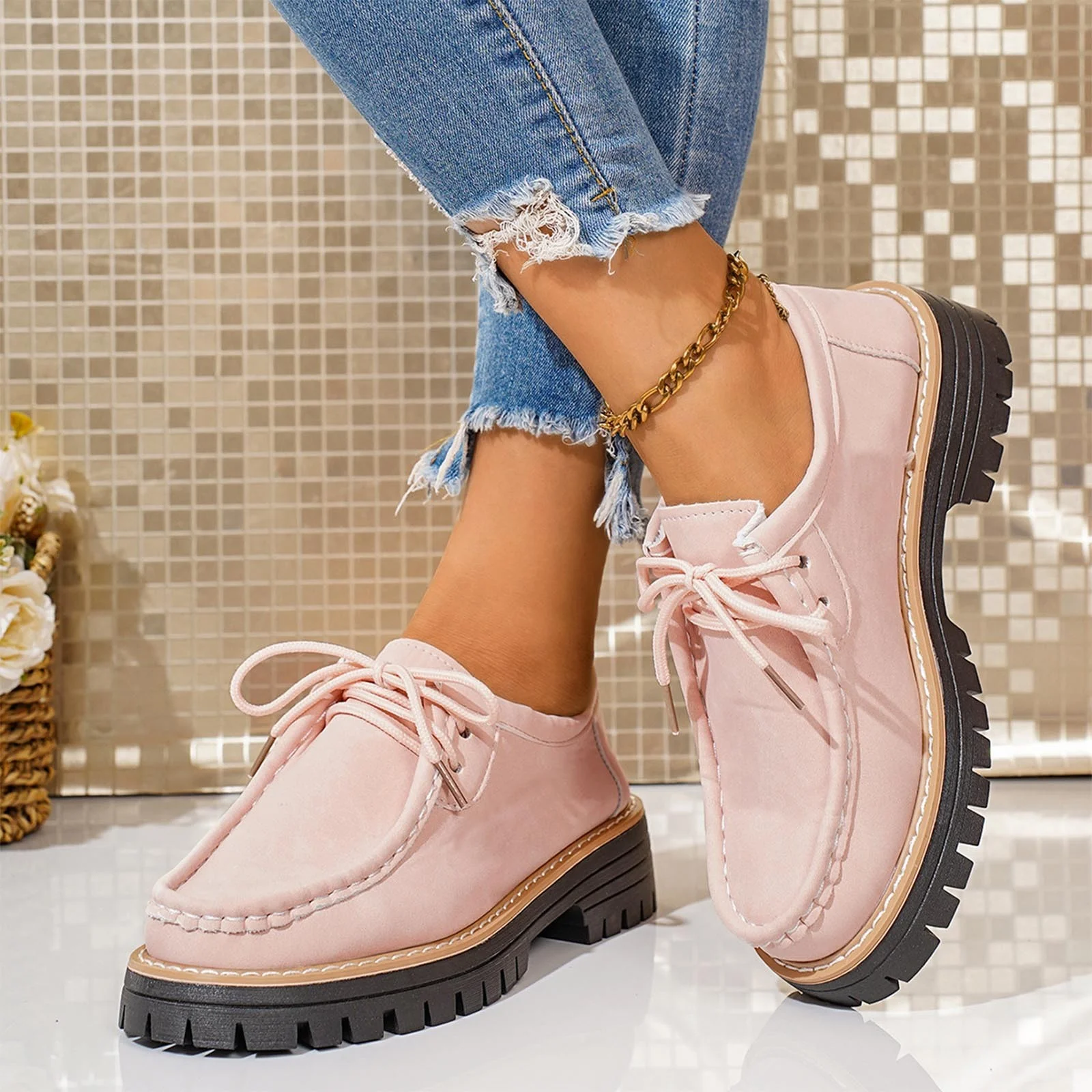 Women's Casual Retro Suede Loafers