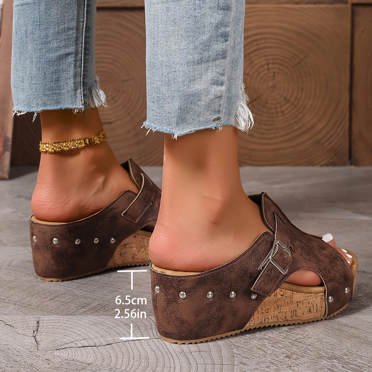 Women's Casual Breathable Slip On Orthopaedic Platform Sandals