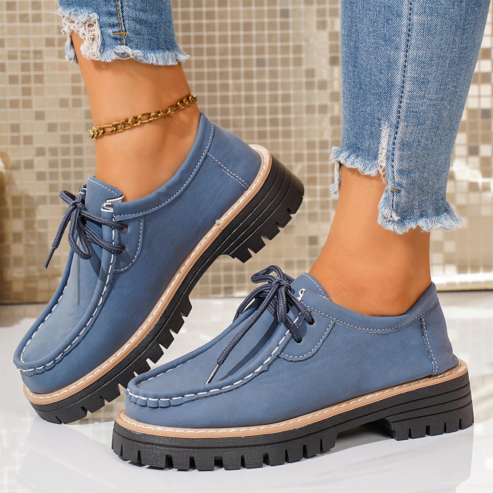 Women's Casual Retro Suede Loafers