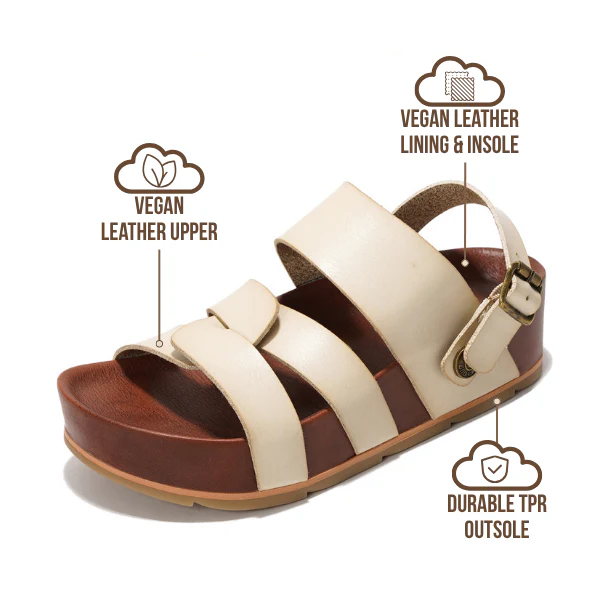 Women's Eco-Leather Platform Sandals