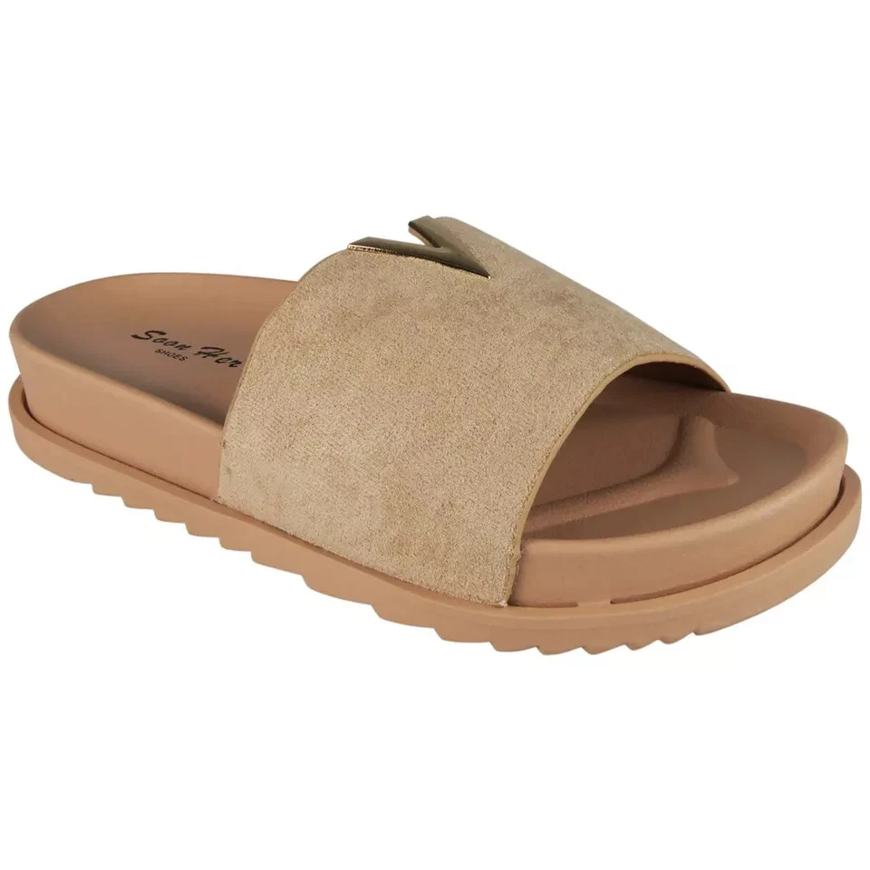Ladies Summer Sliders Mules Girls Comfort Open Toes Summer Sandals