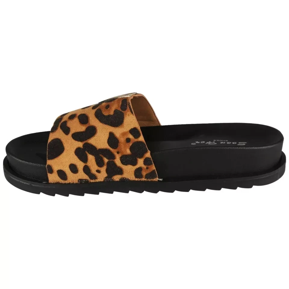 Ladies Summer Sliders Mules Girls Comfort Open Toes Summer Sandals