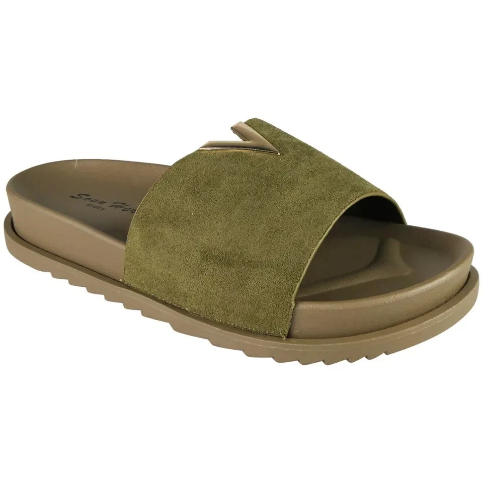 Ladies Summer Sliders Mules Girls Comfort Open Toes Summer Sandals