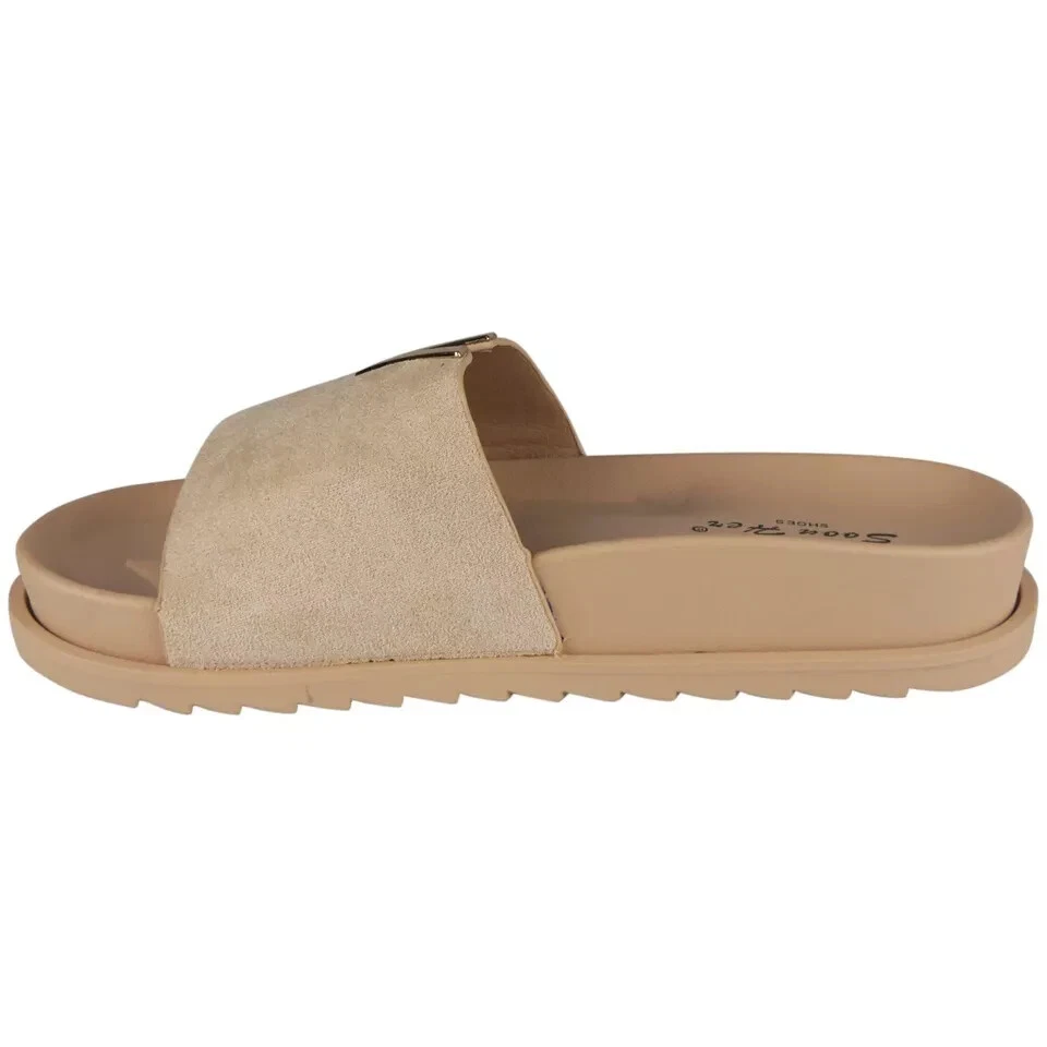 Ladies Summer Sliders Mules Girls Comfort Open Toes Summer Sandals