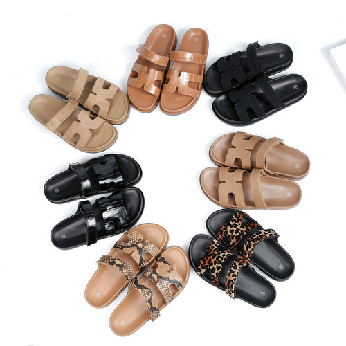 Women's Summer Buckle Strap Flat Sandals