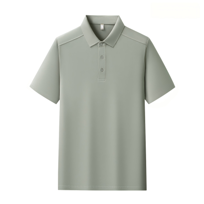 Men's Long-Staple Cotton Pique Short Sleeve Polo Shirt