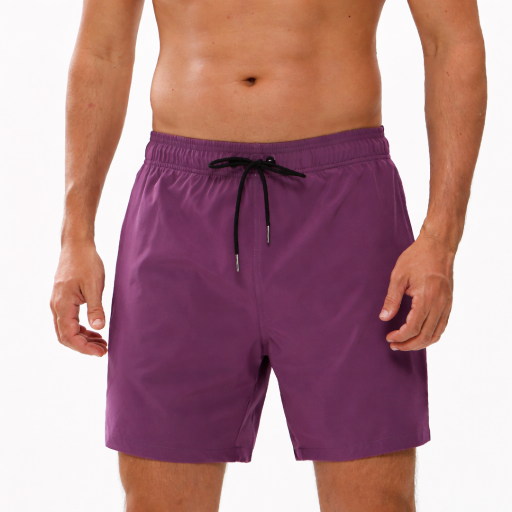 Men’s Quick-Dry Swim Shorts with Built-In Liner