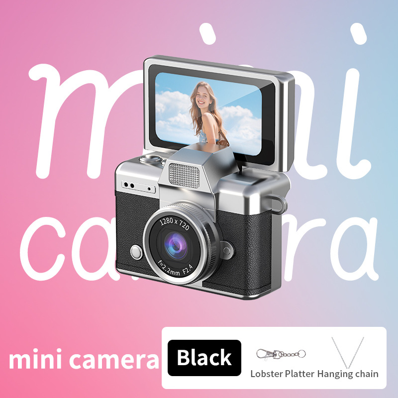 LK-027 Vintage 1080P Mini Action Camera with Flip Screen