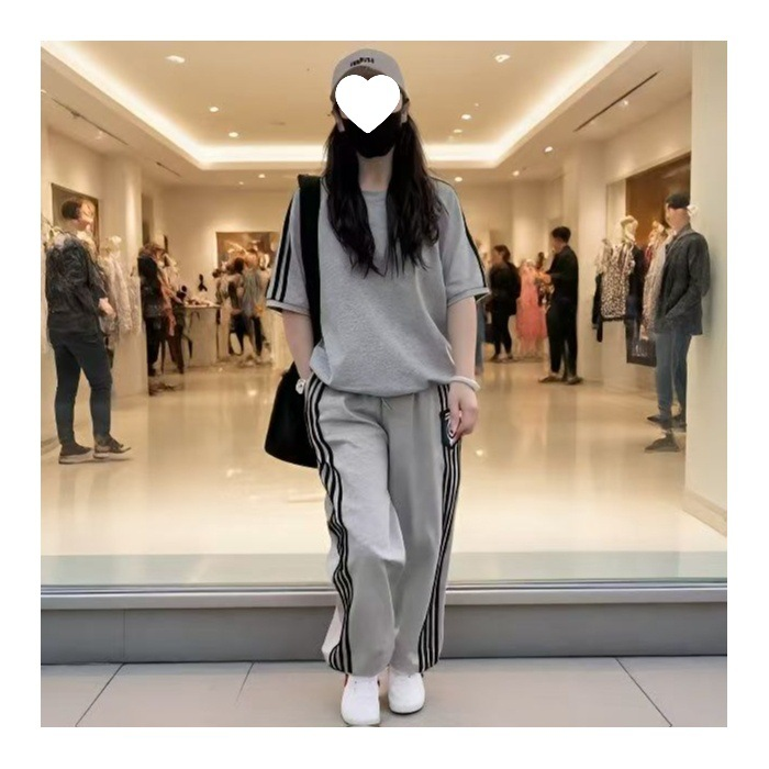 Women’s Casual Sweatshirt & Wide-Leg Pants Set