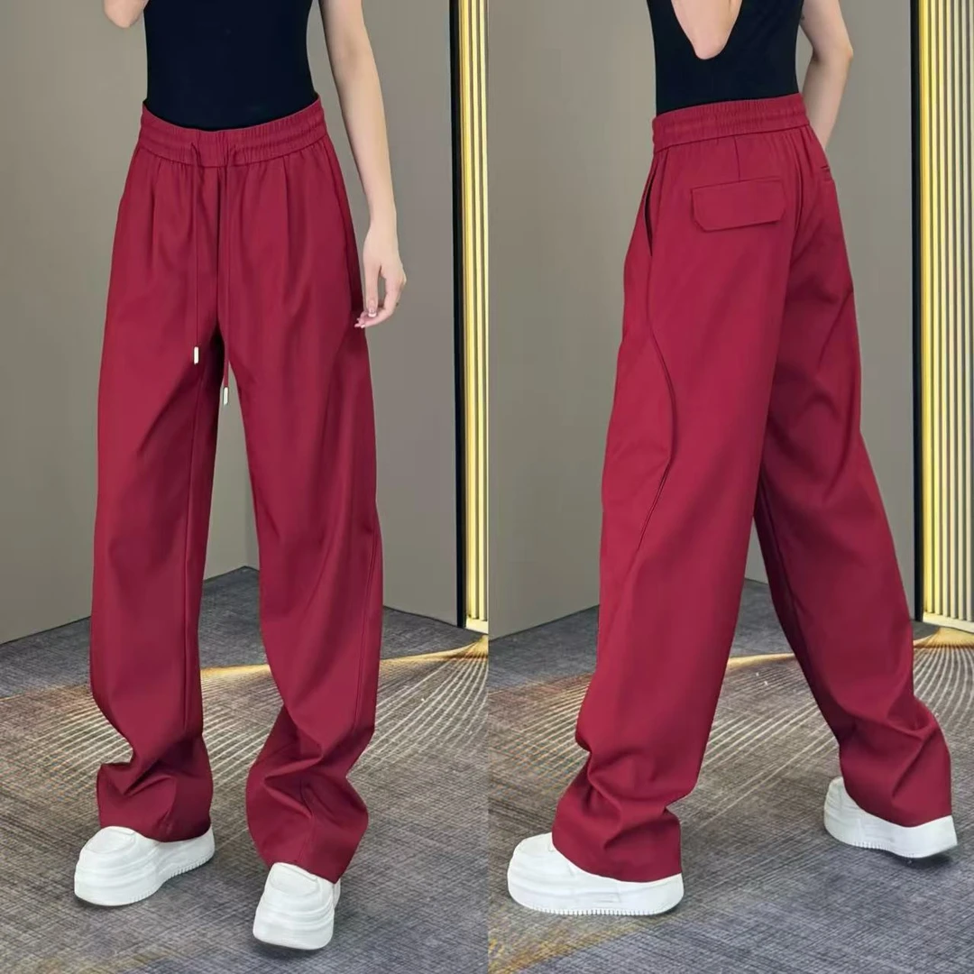 Premium Men’s Modal Blend Wide-Leg Trousers