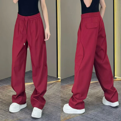 Premium Men’s Modal Blend Wide-Leg Trousers