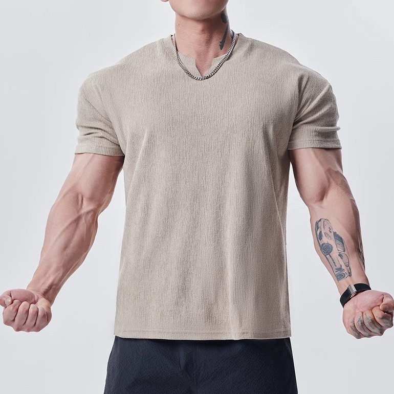 Men’s Athletic Fit Cooling Textured T-Shirt