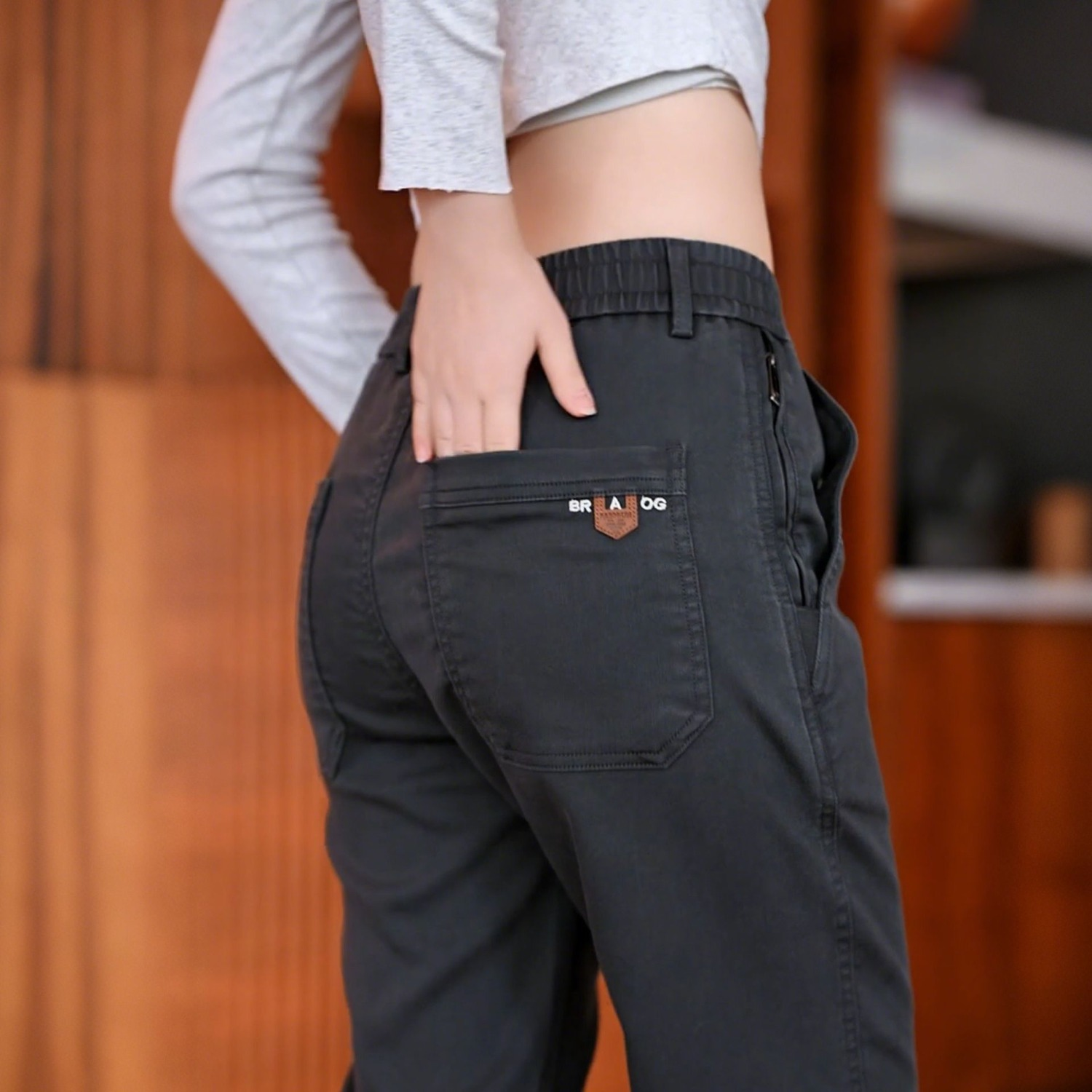 Men’s Lightweight Side-Zip Casual Pants