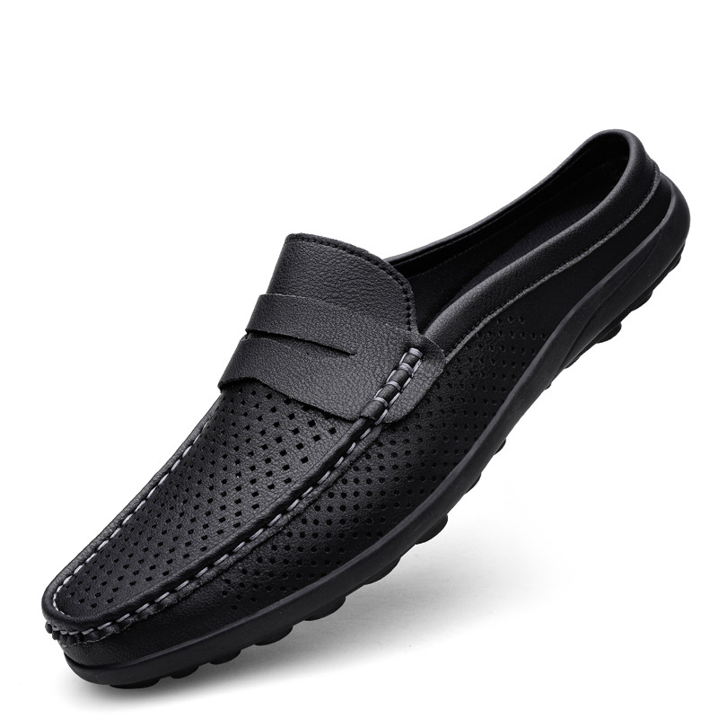 Men’s Summer Backless Slip-On Loafer Mules