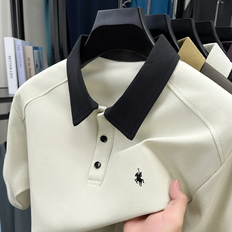 🌟 Men's Summer Embroidered Polo Shirt