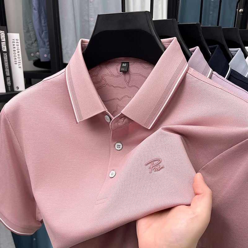 🔥Hot-Selling Ice Silk Polo for Men｜Cool, Comfy