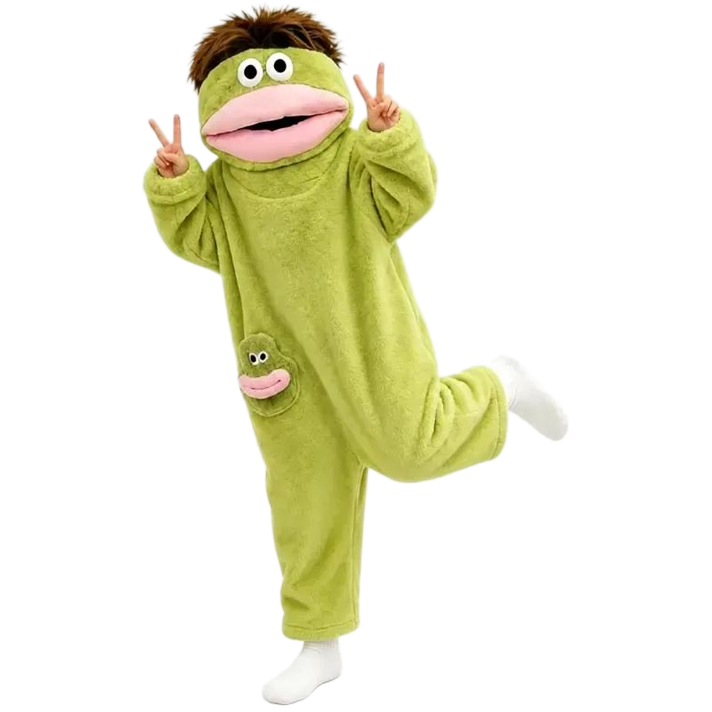 Funny Monster Wearable Blanket Pajama Hoodie