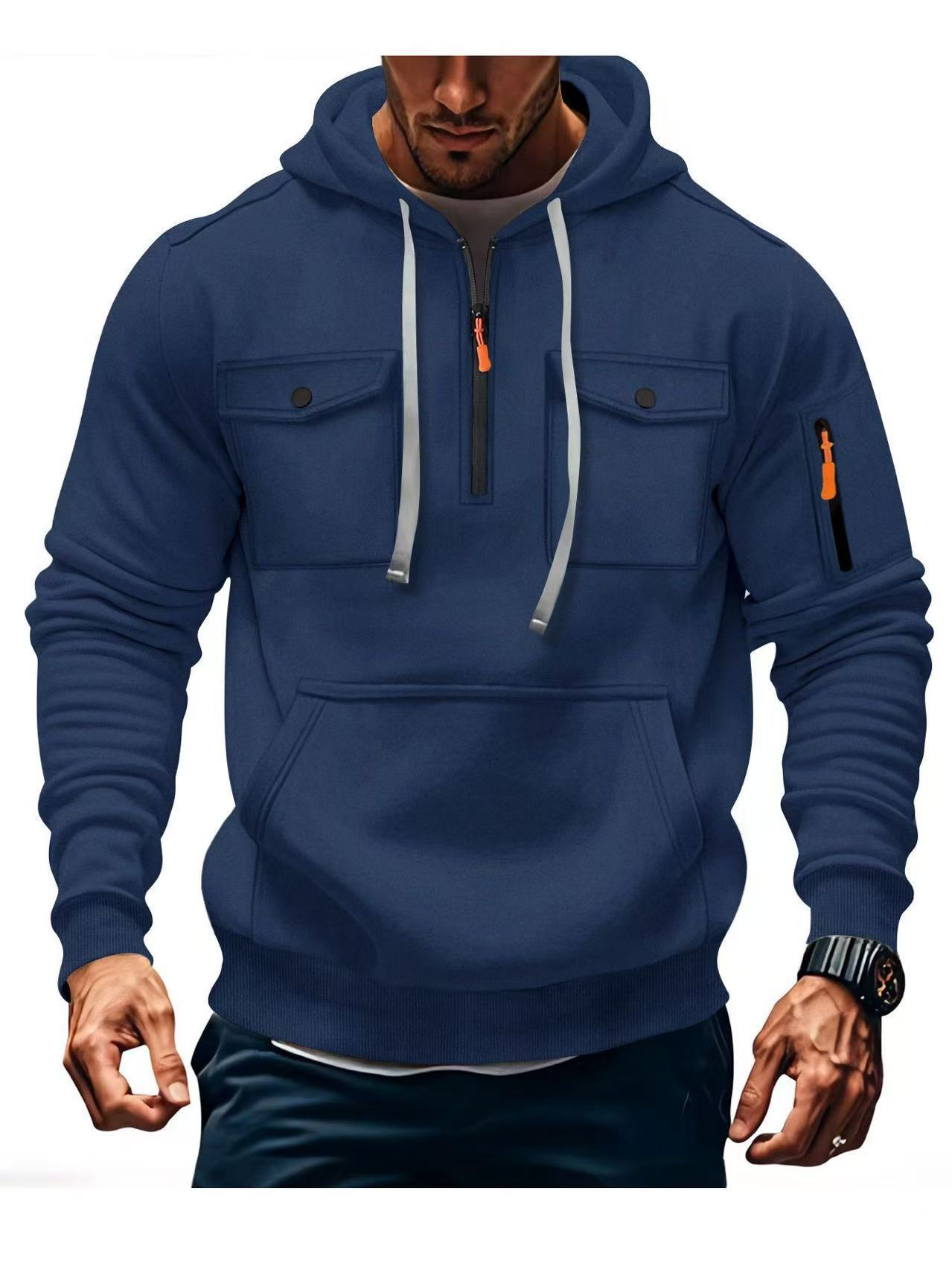 Men’s Multi-Pocket Hoodie