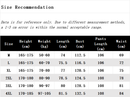 2025 Fall Men’s Streetwear Tracksuit