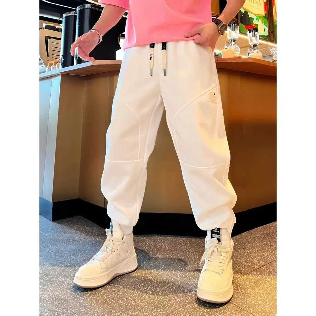 Men’s Fleece-Lined Elastic Waist Casual Pants