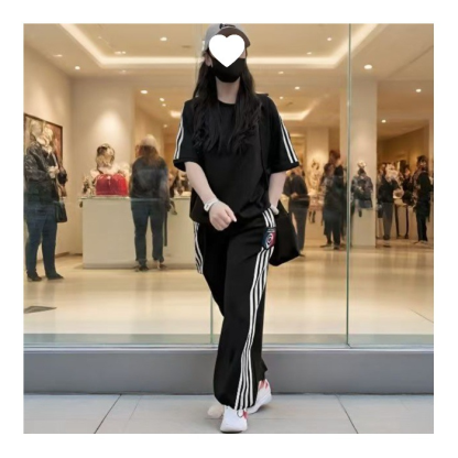 Women’s Casual Sweatshirt & Wide-Leg Pants Set