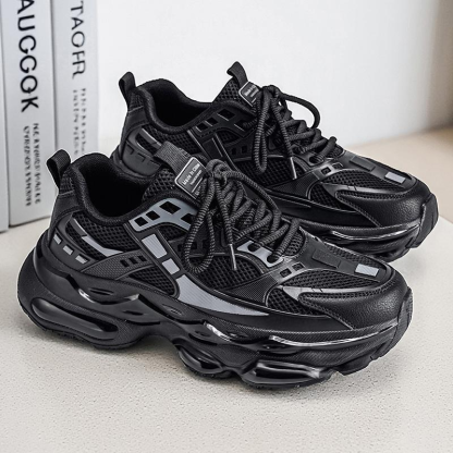 Men's Popcorn Sole Breathable Mesh Sneakers