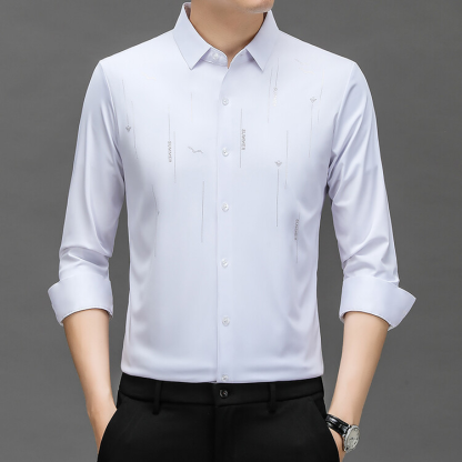 Men’s Wrinkle-Free Stretch Printed Shirt