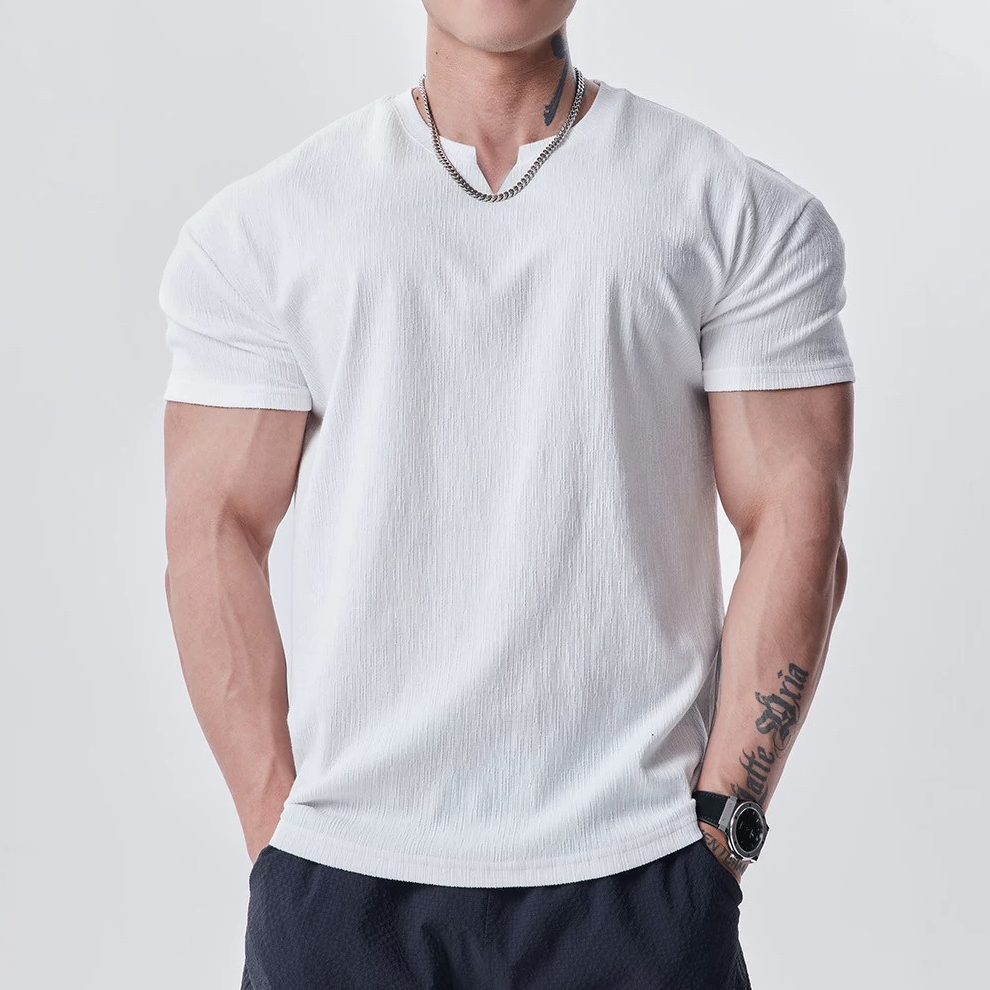 Men’s Athletic Fit Cooling Textured T-Shirt