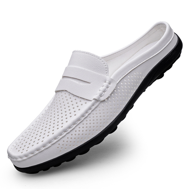 Men’s Summer Backless Slip-On Loafer Mules